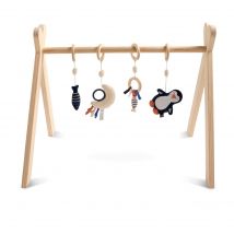 Arche D'Éveil Bois Avec 4 Jouets - Sauthon