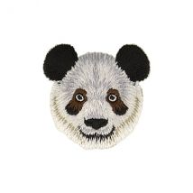 Ecusson Thermocollant Tete Panda 3,8cm X 3,8cm - My mercerie
