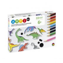 Atelier Magnets Plastique Fou Dinosaures Oxybul
