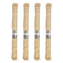 4 Rouleaux De Cannage En Rotin Tressage Large 40 X 50 Cm - Creotime