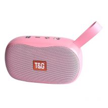 Enceinte Bluetooth Portable Style Tissé Avec Subwoofer Aux Tf Usb Fm Rose Yonis - Yonis