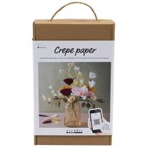 Kit Créatif Papier Crépon - Bouquet - CC Hobby