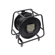 Omnitronic Boitier De Scène Multiconducteur 24/4 Enrouleur De Câble 30m