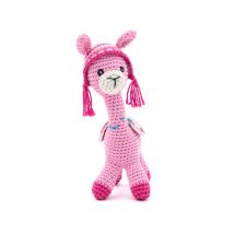 Kit De Crochet Gründl Lydia Le Lama – Réalisez Facilement Votre Adorable Lama En Coton Rose