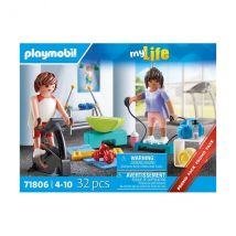 Playmobil My Life 71806 Sportifs Avec Matériel De Fitness
