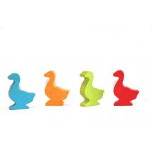 Sachet De 4 Oies En Bois - Jeujura