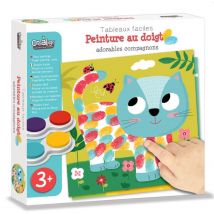 Peinture A Doigt Adorables Compagnons - Crealign - Vert - Créa Lign'