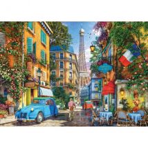 Puzzle Rue De Paris Et Tour Eiffel 4000 Pieces - Collection Paysage De France - Educa 19284 - Educa