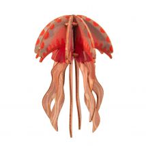 Mini Maquette Méduse 3d En Bois À Monter - Ecodis