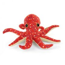 Peluche Pieuvre Rouge Orange 25 Cm - Poulpe - Cuddlekins - Wild Republic - 16263 - Wild Republic