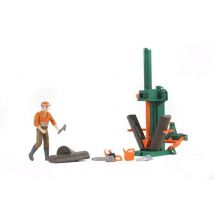 Figurine Bruder Bucheron Avec Accessoires - Bruder