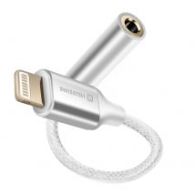 Swissten Adaptateur Audio Lightning Vers Jack 3.5 Mm P. Iphone Blanc