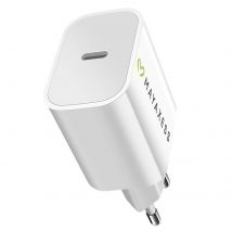 Mayaxess Chargeur Secteur Usb C Power Delivery 20w Blanc