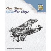 Tampon Transparent Scrapbooking Nellie's Choice Planeur 004 Scrapbooking