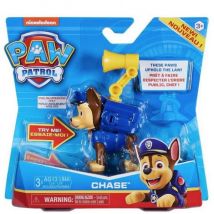 Pat Patrouille Chase Avec Son Et Sac A Dos - Figurine Chien - Paw Patrol - Spin Master - 20126393 - Pat Patrouille