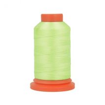Lot De 3 Bobines Fil Mousse Polyester 1000m Fabriqué En France Pour Surjeteuse Vert Anis - MyMercerie