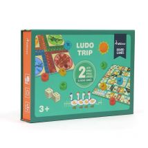 Ludo Trip - Jeu De L'Oie Et Petits Chevaux - Mideer