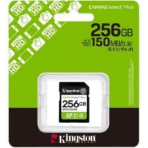 Carte Mémoire Kingston Canvas Select Plus - Sds3/256gb - Vert, Noir, Blanc - 256 Go - Kingston