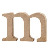 Lettre, M, H : 8 Cm, Ép. 2 Cm, 1 Pièce - CC Hobby