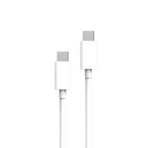Myway Câble Usb-c Vers Usb-c Charge 60w Et Synchronisation 3m Blanc