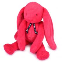 Peluche Lapin Méloé Fuchsia Peps 37 Cm - Mailou