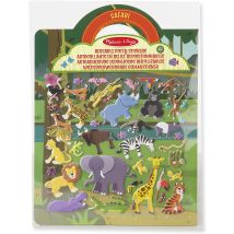 Livret D'Autocollants Reliefs Repositionnables Jungle - Melissa & Doug