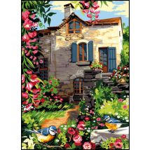 Canevas Antique Vieille Masure 45x60cm - SEG