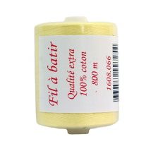 Fil À Batir 100% Coton Bobine De 800 Mètres - Care & Create Jaune