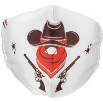 Masque Lavable Indien Et Cowboy Taille Unique - Annikids