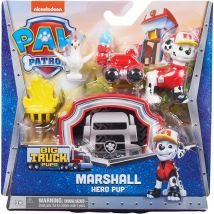 Pat Patrouille Hero Pup - Marcus + Drone De Sauvetage A Clipser + Poule Galinetta + Centre De Commande - Figurine Chien - Paw Patrol - Spin Master - 