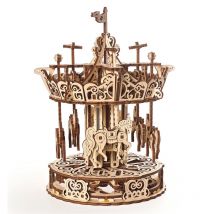 Maquette En Bois Ugears Carrousel 305 Pièces 21 Cm