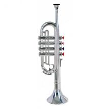 Trompette 4 Notes De Couleur - Bontempi - 323802 - Jouet Instrument De Musique - Bontempi