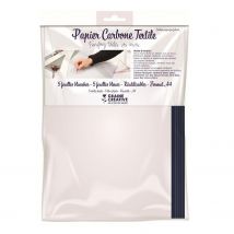 20 Feuilles De Papier Carbone Pour Textile A4 - Graine Creative
