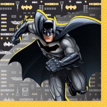 16 Serviettes Batman Round - Amscan