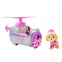 Pat Patrouille Noël Chienne Stella Avec Son Hélicoptère - Figurine Chien - Spin Master - 20153733 - Pat Patrouille