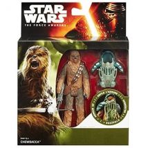 Figurine Star Wars Chewbacca Avec Armure 10 Cm - Episode Vii - Hasbro - B3891 - Star Wars