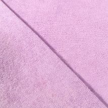 Tissu Micro Éponge Bambou Lilas - Au Mètre - Craftine