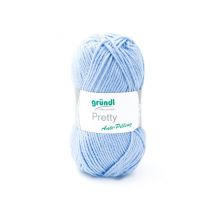 Fil À Tricoter Pretty - 100gr - Grundl 08 Bleu - Gründl