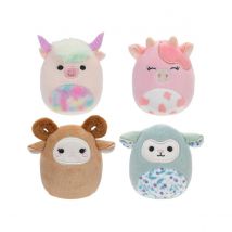 Squishville Mini Squishmallows - Pack 4 Peluches Barnyard Squad 5 Cm - Jazwares