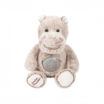 Peluche Veilleuse Musicale - Projecteur D'Étoiles -léo L'Hippo - Pioupiou et Merveilles