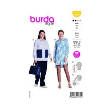Patron Burda 5800 - Chemisier Romantique Taille N°fr 36-48