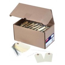 Apli 121316 - Etiquettes Américaines Individuelles Avec Fil De Fer - 120 Mm X 63 Mm
