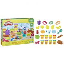 Play-doh Mon Petit Jardin, Coffret De Pâte A Modeler Pour Faire Pousser Des Fleurs Et Fruits Avec Accessoires, Des 3 Ans