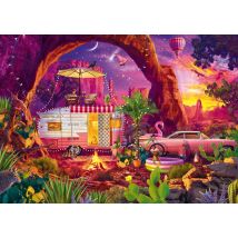 Puzzle 1000 Pièces - Jeff Haynie - Camping Dans Le Désert - Schmidt Spiele