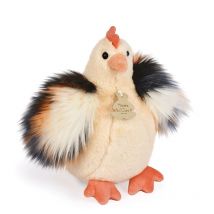 Peluche Poule Poulette Beige 20 Cm - Histoire D'Ours