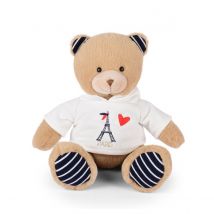 Ours Avec Sweat Tour Eiffel - Doudou et Compagnie