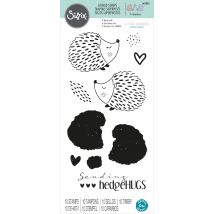 Tampons Transparents Superposables Hérissons - Sizzix Scrapbooking
