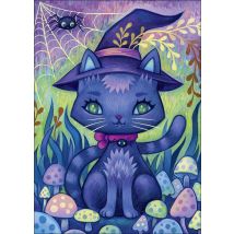 Puzzle 1000 Pièces - Chat Sorcière - Heye