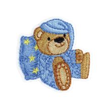Lot De 3 Écussons Oursons Mignons Dodo 4cm X 4cm - MyMercerie