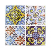 Sticker Mosaique Autocollant 12,5cm Carreaux Ciment 3 - Artemio